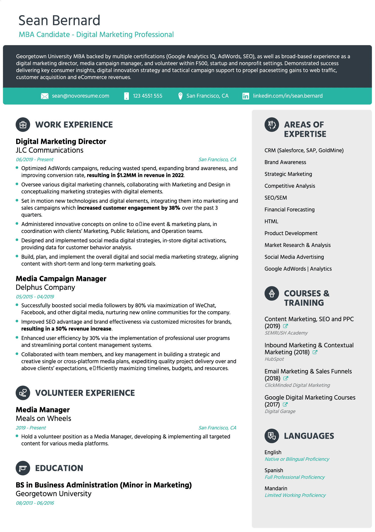 Resume Template 4